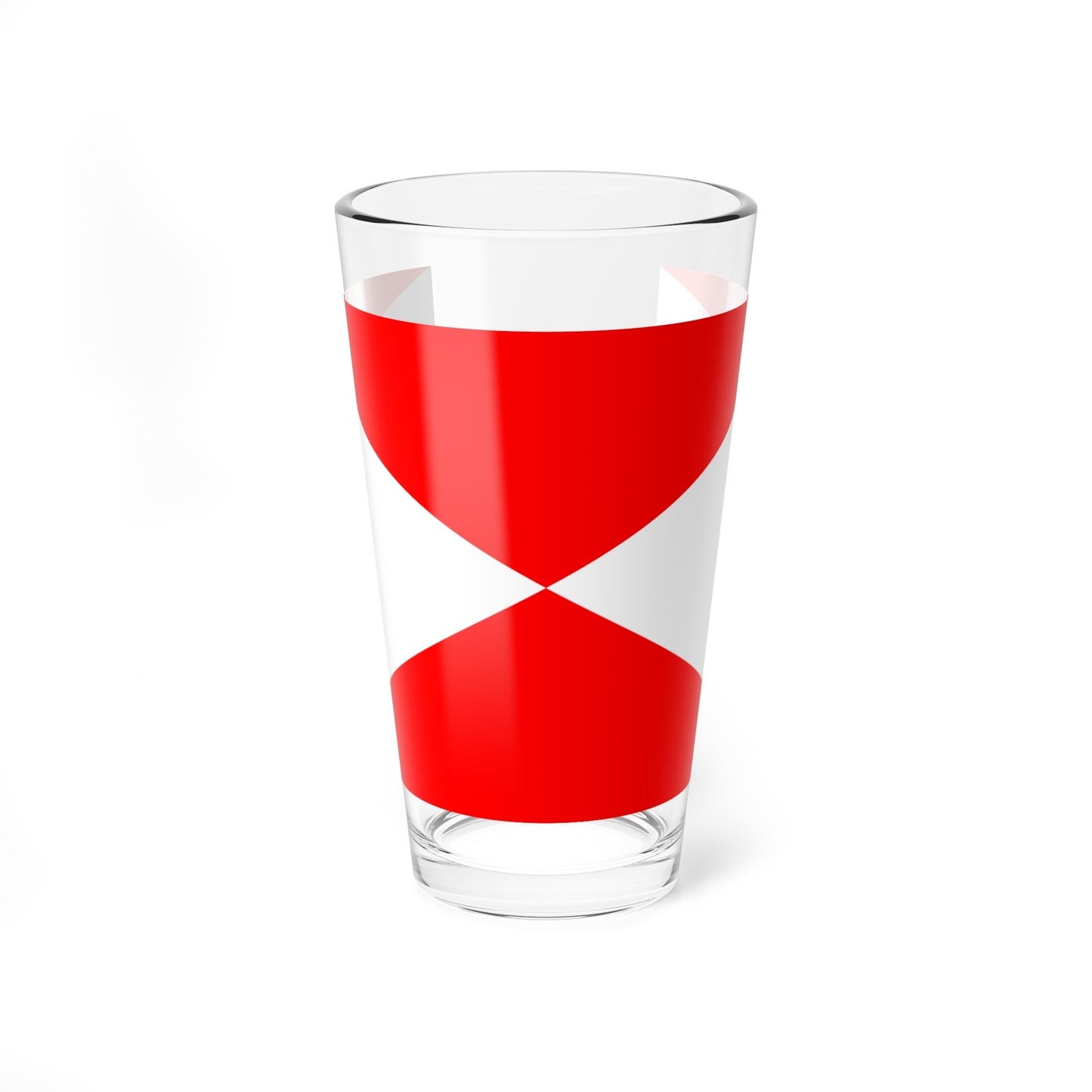Army Rank Flag of Denmark - Chief of the General Command (Denmark) Pint Glass 16oz