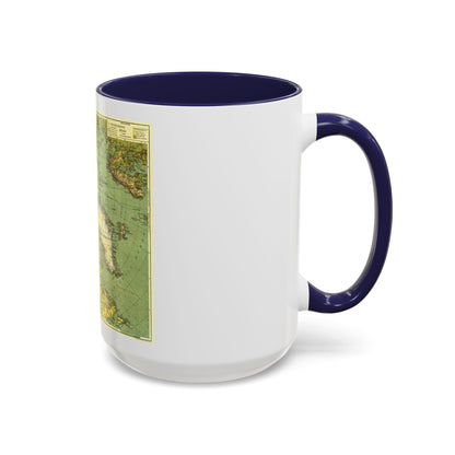 Arctic Regions (1925) (Map) Accent Coffee Mug