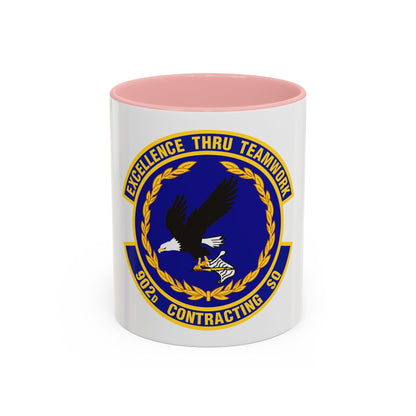 902d Contracting Squadron (U.S. Air Force) Accent Coffee Mug
