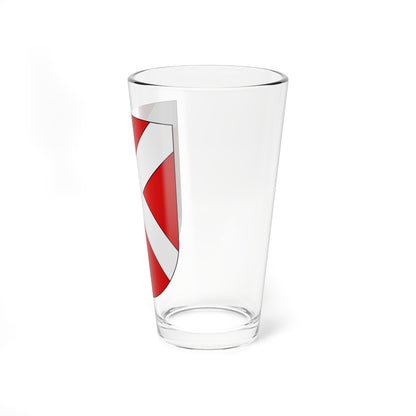 Villaz-Saint-Pierre-coat of arms (Switzerland) (Coat of Arms) Pint Glass 16oz