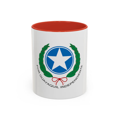 Coat of Arms of Guayaquil - Accent Coffee Mug