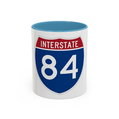 Interstate 84 Oregon Utah (U.S. Highways) Accent Coffee Mug