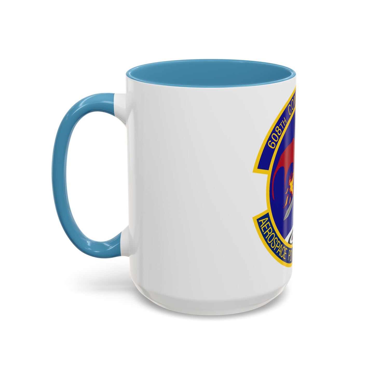 608th Combat Plans Squadron (U.S. Air Force) Accent Coffee Mug