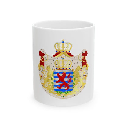 Greater coat of arms of the grand-duchy of Luxembourg - White Coffee Mug