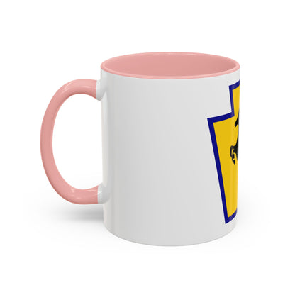 55th Maneuver Enhancement Brigade (U.S. Army) Accent Coffee Mug