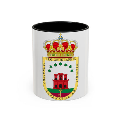 Coat of Arms of the Gibraltar Countryside Commonwealth - Accent Coffee Mug