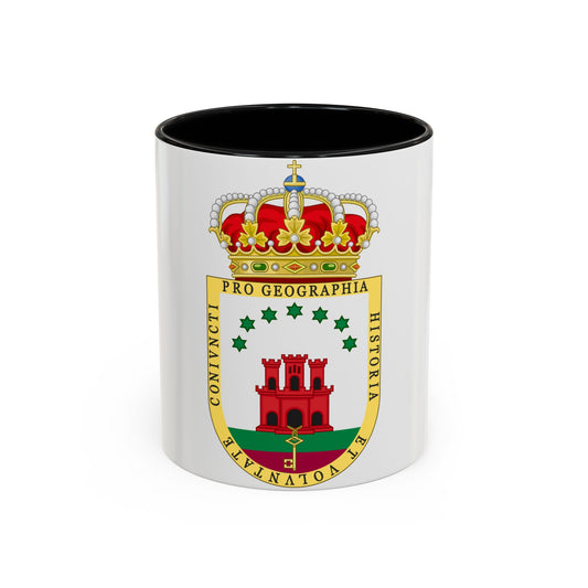 Coat of Arms of the Gibraltar Countryside Commonwealth - Accent Coffee Mug