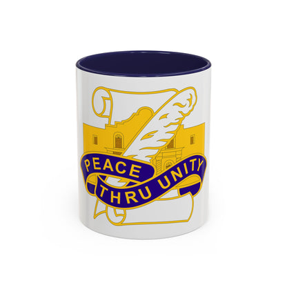 321 Civil Affairs Brigade 2 (U.S. Army) Accent Coffee Mug