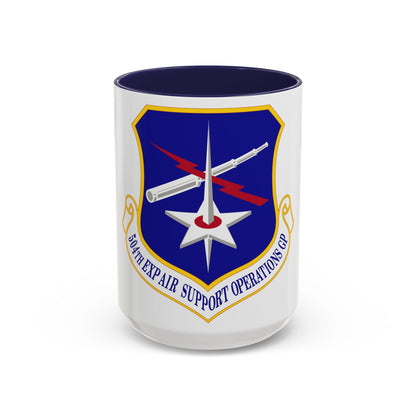 504th Expeditionary Air Support Operations Group (U.S. Air Force) Accent Coffee Mug