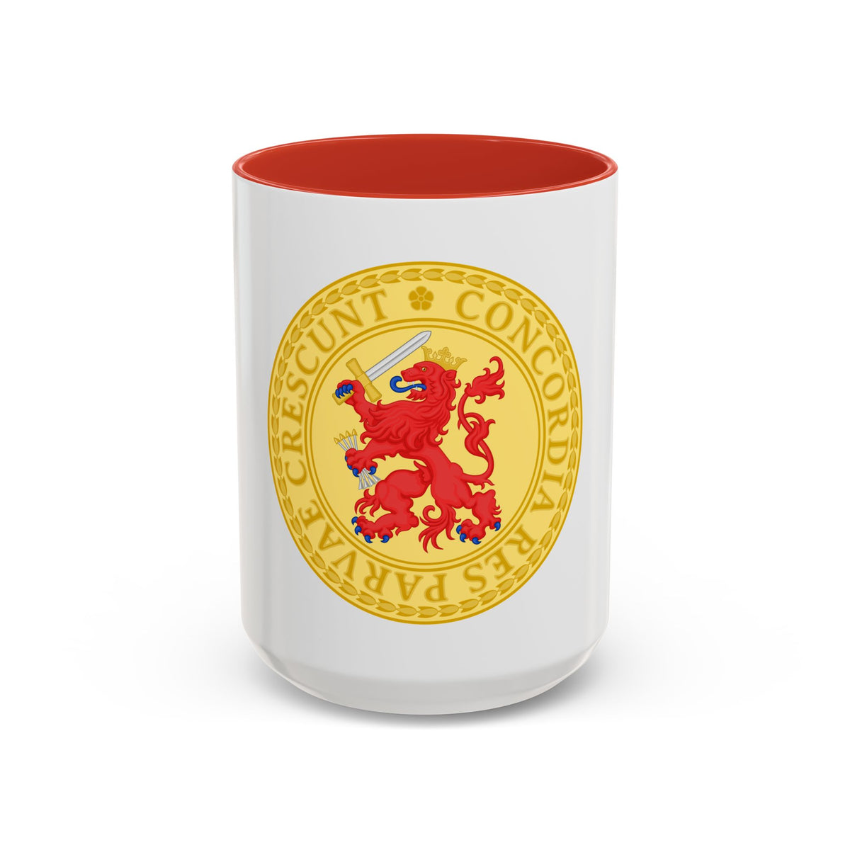 Great Seal of the Batavian Republic (1802) - Accent Coffee Mug