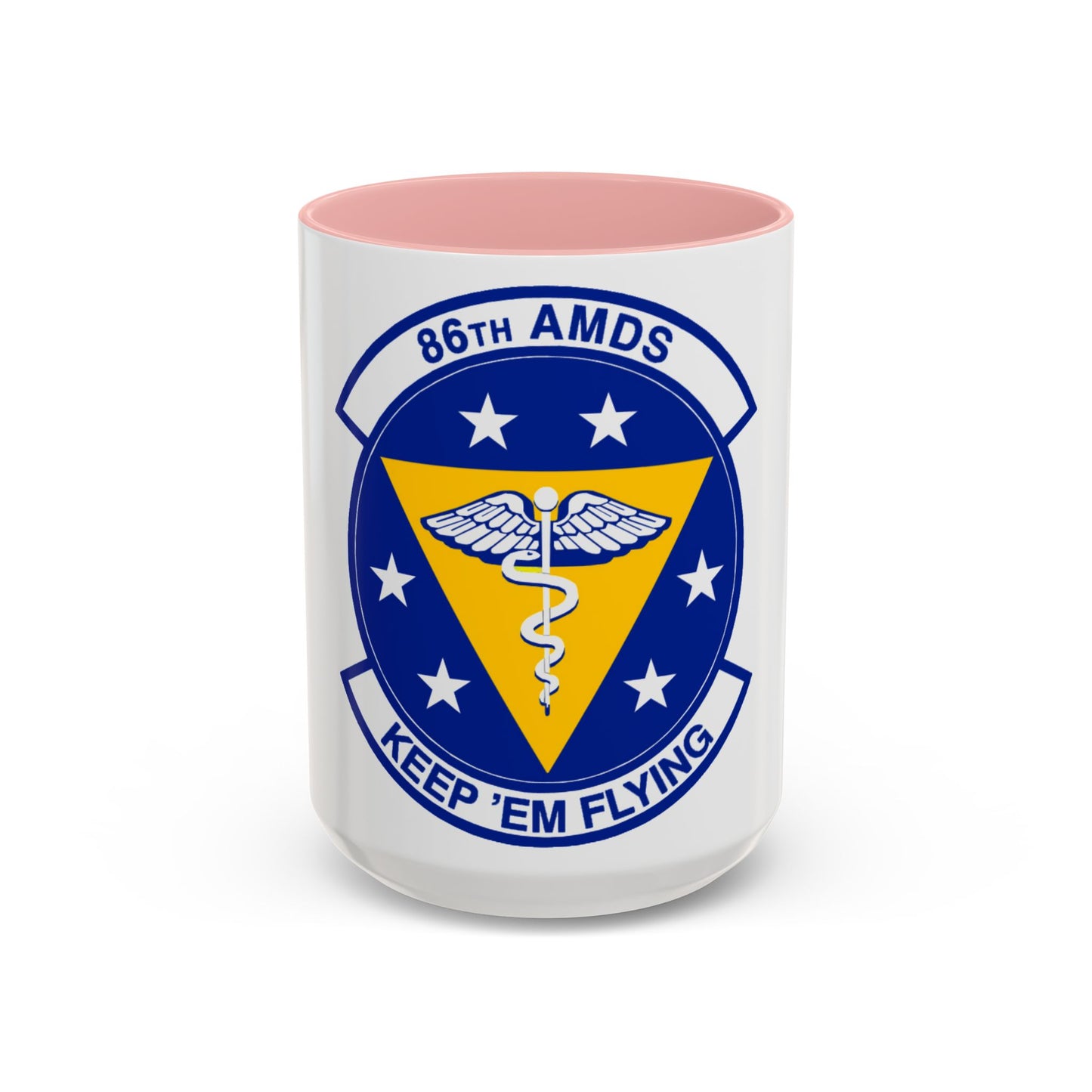 86 Aerospace Medicine Squadron USAFE (U.S. Air Force) Accent Coffee Mug