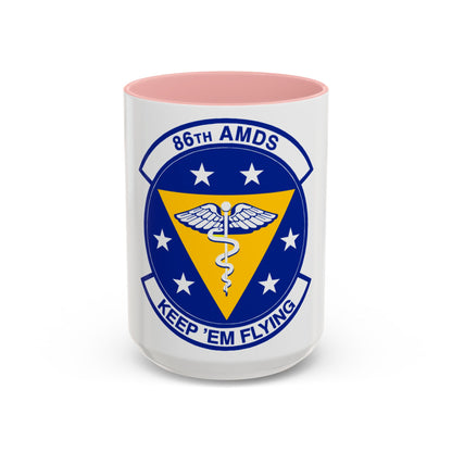 86 Aerospace Medicine Squadron USAFE (U.S. Air Force) Accent Coffee Mug