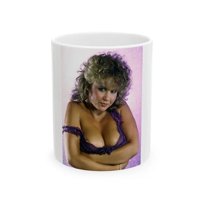 Linda Blair #120 (Vintage Female Icon) White Coffee Mug-11oz-Go Mug Yourself