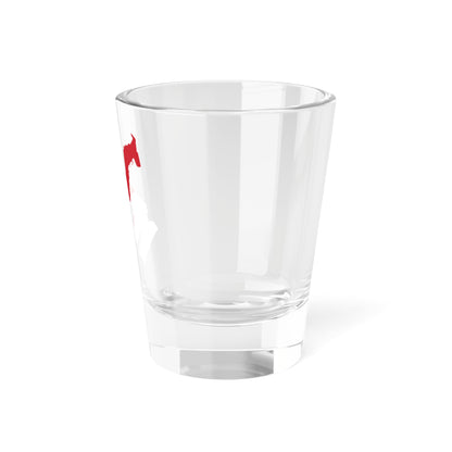 Flag-map of Monaco2 (Monaco) Shot Glass 1.5oz