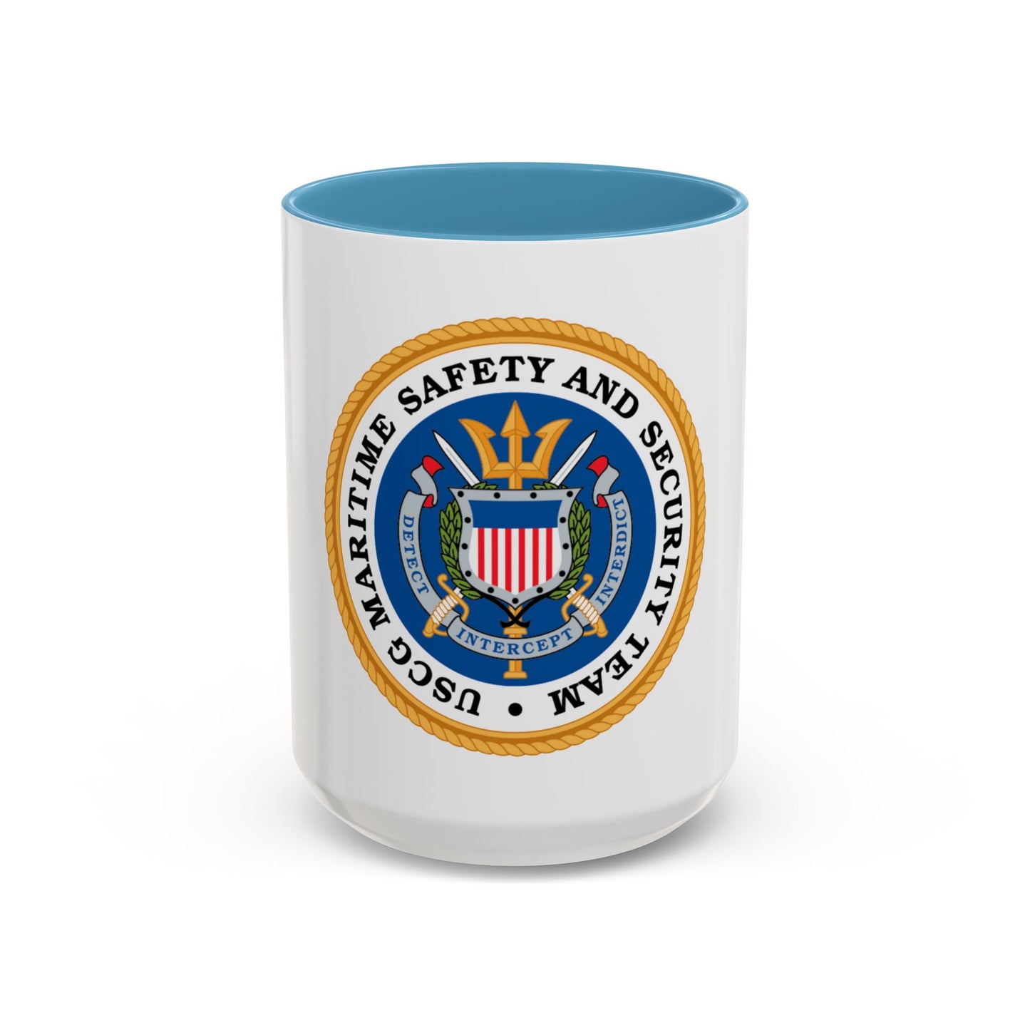 CG Maritime Safety & Security Team (U.S. Coast Guard) Accent Coffee Mug