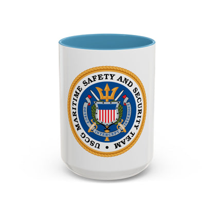 CG Maritime Safety & Security Team (U.S. Coast Guard) Accent Coffee Mug