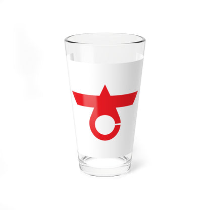 Flag of Ōsakasayama Osaka (Japan) Pint Glass 16oz