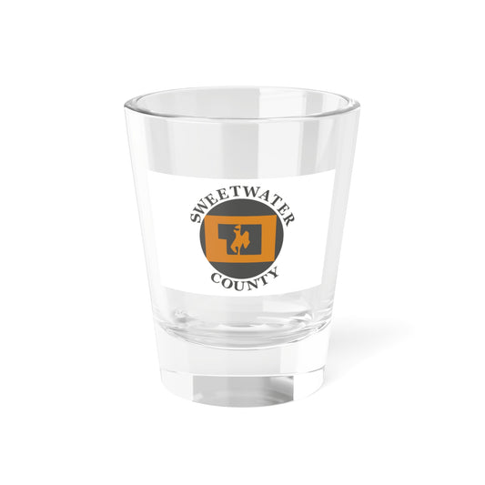 Flag of Sweetwater County Wyoming (United States) Shot Glass 1.5oz