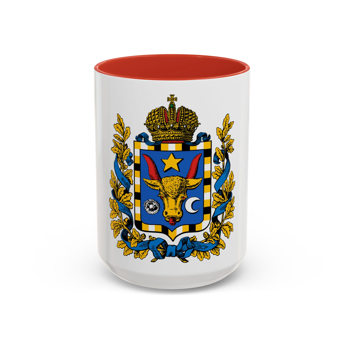 Coat of arms of Bessarabia Governorate 1878 - Accent Coffee Mug