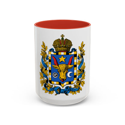 Coat of arms of Bessarabia Governorate 1878 - Accent Coffee Mug