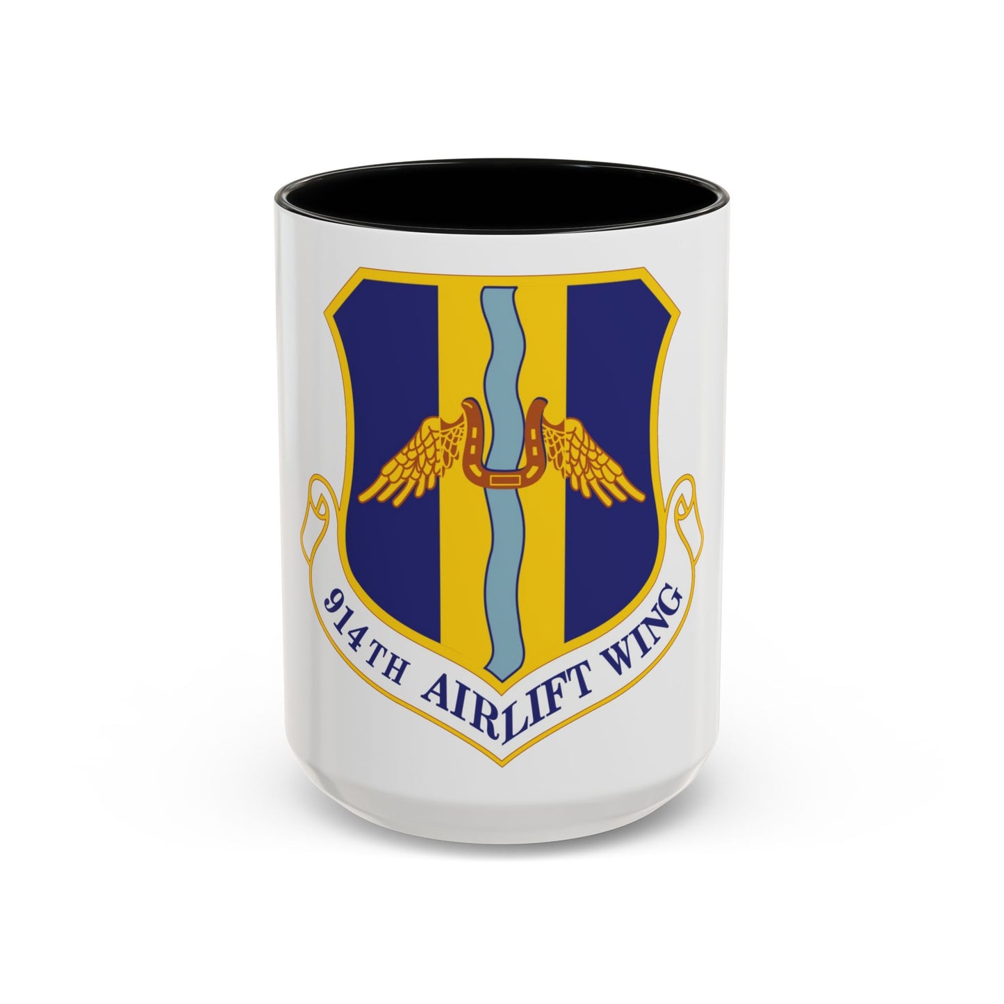 914th Airlift Wing (U.S. Air Force) Accent Coffee Mug