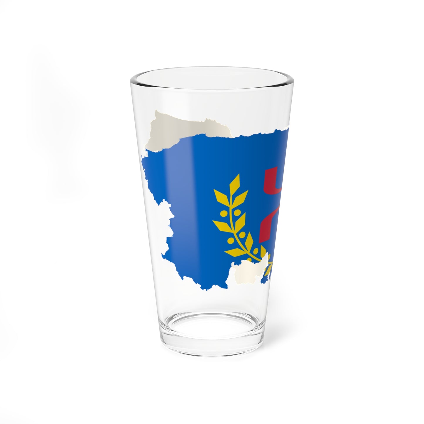 Flag map of MAK (Algeria) Pint Glass 16oz