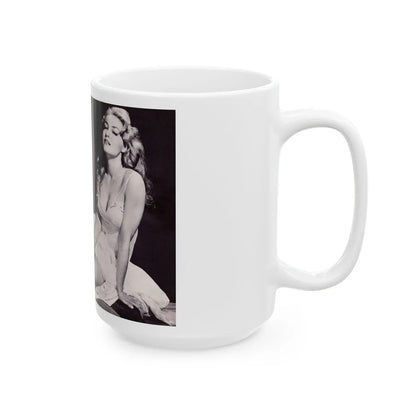 Julie Newmar #297 (Vintage Female Icon) White Coffee Mug-Go Mug Yourself