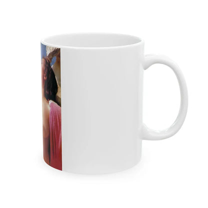 June Palmer #164 - Topless (Vintage Female Icon) White Coffee Mug-Go Mug Yourself