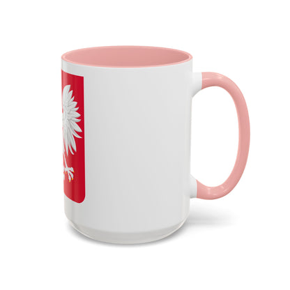 Coat of arms of Poland (1980-1990) - Accent Coffee Mug