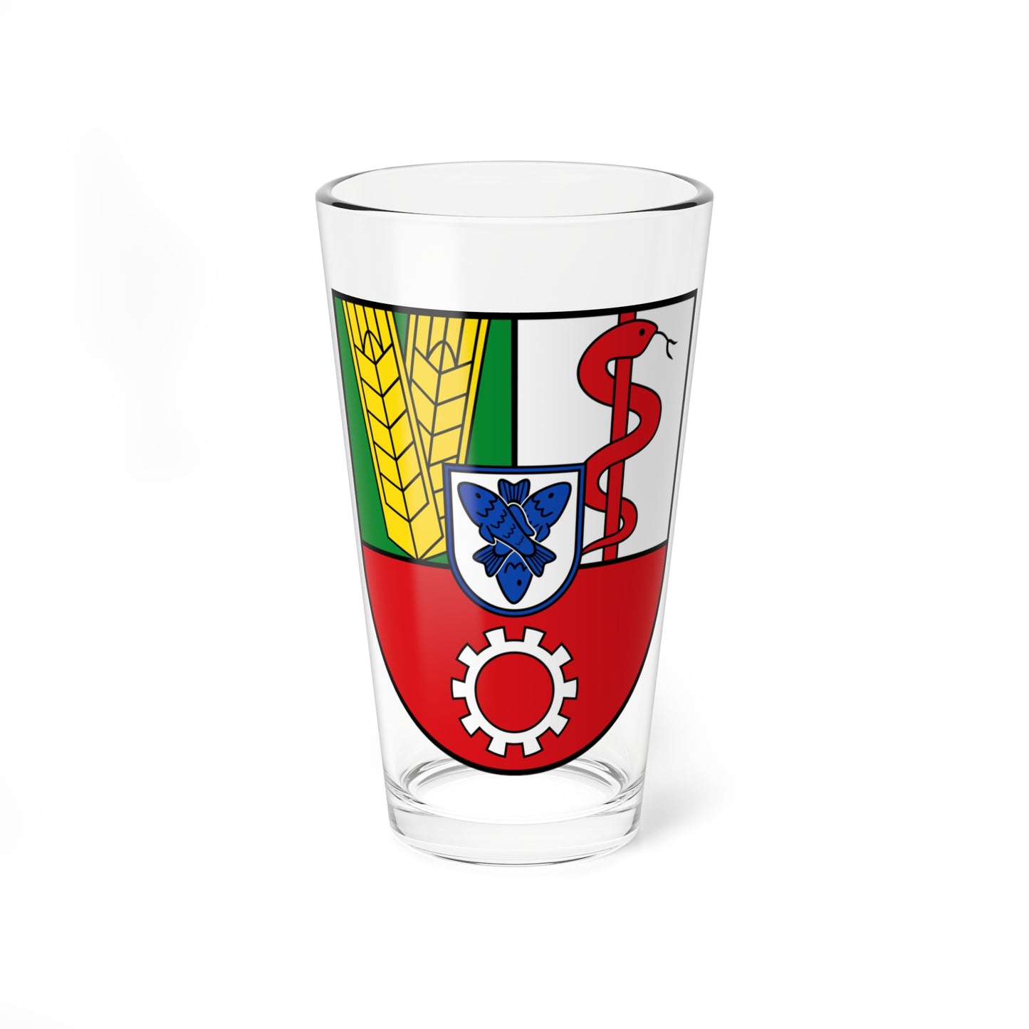 DEU Arnsdorf COA (Germany) (Coat of Arms) Pint Glass 16oz