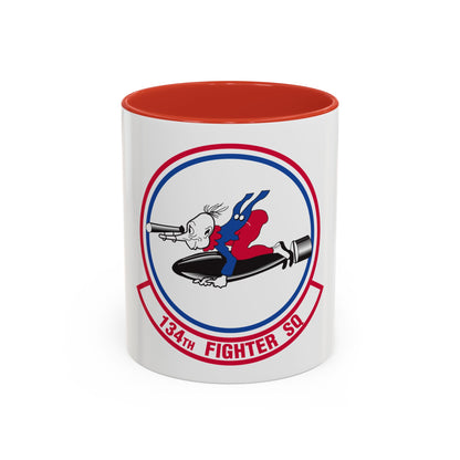 134 Fighter Squadron (U.S. Air Force) Accent Coffee Mug