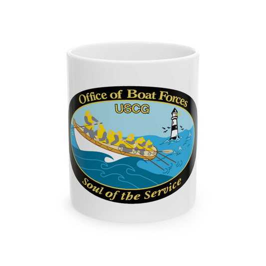 USCG Office of Boat Forces (U.S. Coast Guard) White Coffee Mug