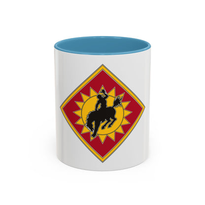 115th Field Artillery Brigade (U.S. Army) Accent Coffee Mug