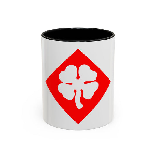 Fourth United States (U.S. Army) Accent Coffee Mug