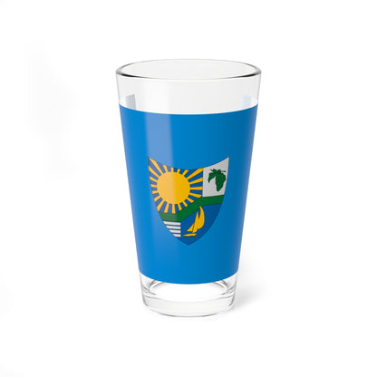Flag of Balatonvilagos (Hungary) Pint Glass 16oz