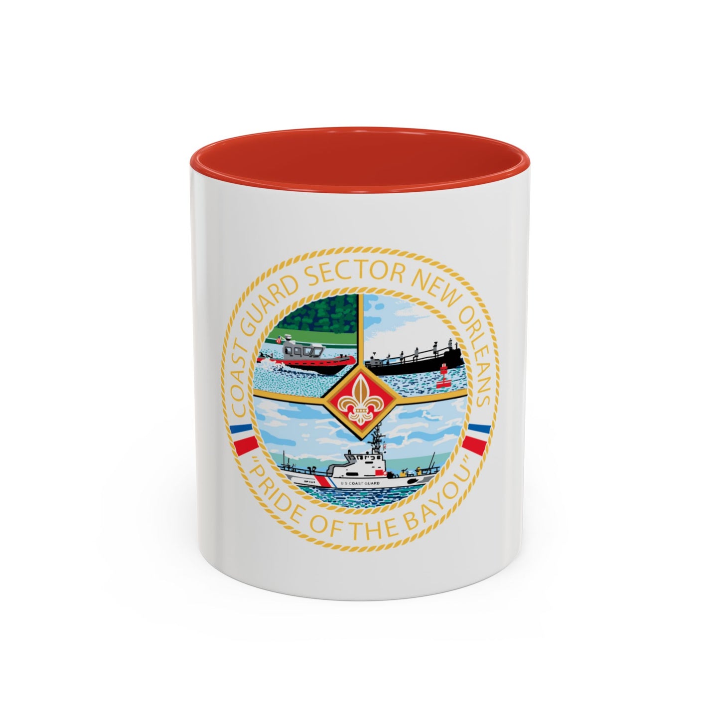 USCG Sector New Orleans   Pride of the Bayou (U.S. Coast Guard) Accent Coffee Mug