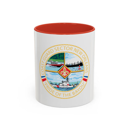 USCG Sector New Orleans   Pride of the Bayou (U.S. Coast Guard) Accent Coffee Mug