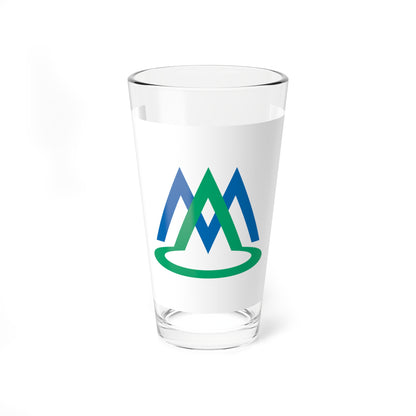 Flag of Minami-Alps Yamanashi (Japan) Pint Glass 16oz