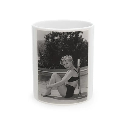 Carol Ohmart #66 - 50's Era Pin-Up Photo High Quality Re-Print (Vintage Female Icon) White Coffee Mug-11oz-Go Mug Yourself