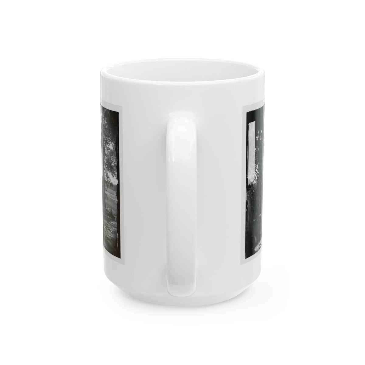 Cedar Mountain, Va. Battlefield Viewed From The West (U.S. Civil War) White Coffee Mug