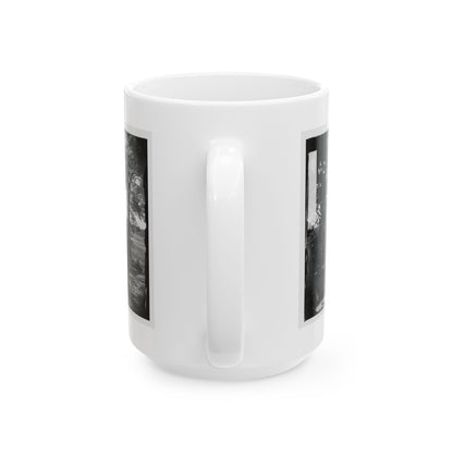 Cedar Mountain, Va. Battlefield Viewed From The West (U.S. Civil War) White Coffee Mug