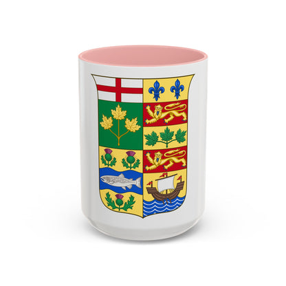 Arms of Canada 1868 - Accent Coffee Mug