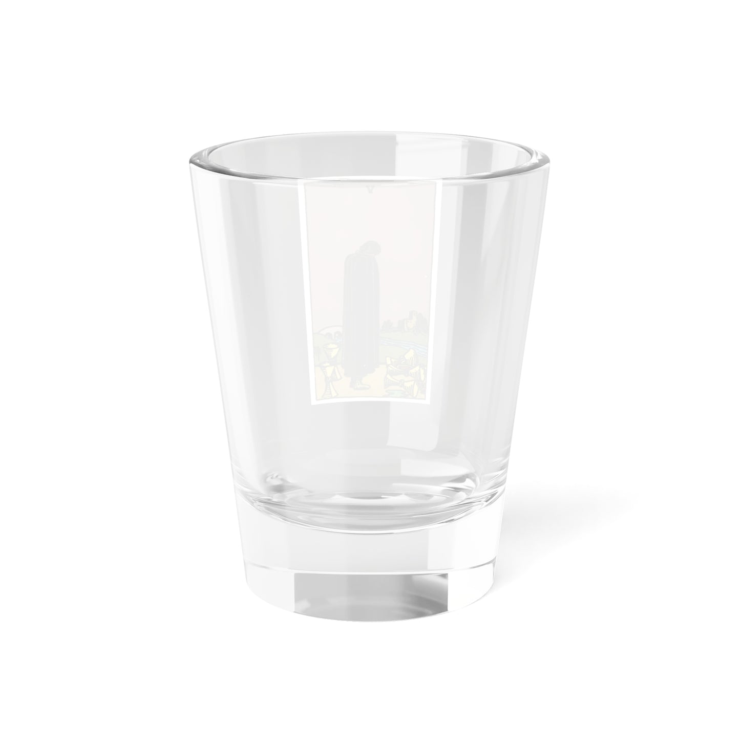 The 5 of Cups (Tarot Card) Shot Glass 1.5oz-Go Mug Yourself