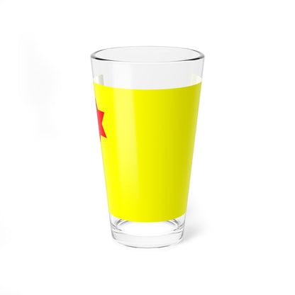 Flag of Xinjiang-Shicai (China) Pint Glass 16oz