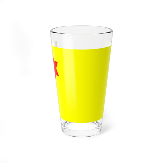 Flag of Xinjiang-Shicai (China) Pint Glass 16oz