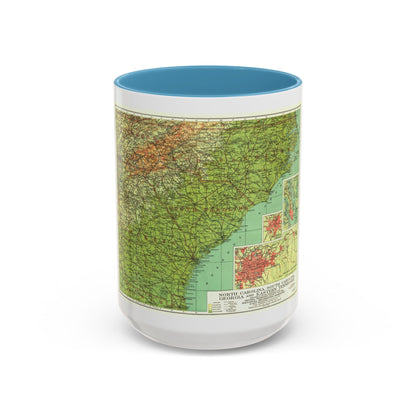 USA - Southeastern (1926) (Map) Accent Coffee Mug