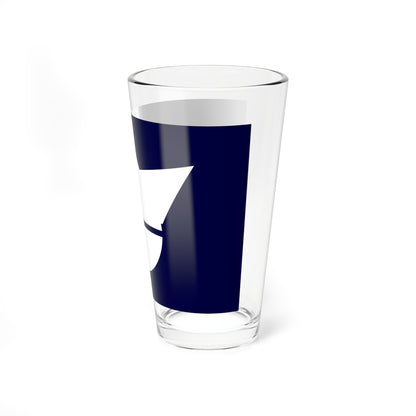 Flag of Saeki Okayama 1969-2006 (Japan) Pint Glass 16oz