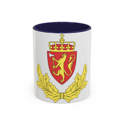 Coat of arms of the Norwegian Border Police - Accent Coffee Mug