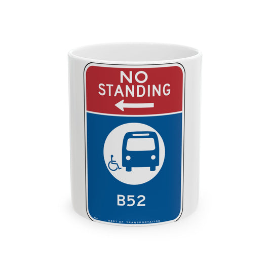 NYCDOT R7-61 (New York) (Road Sign) White Coffee Mug
