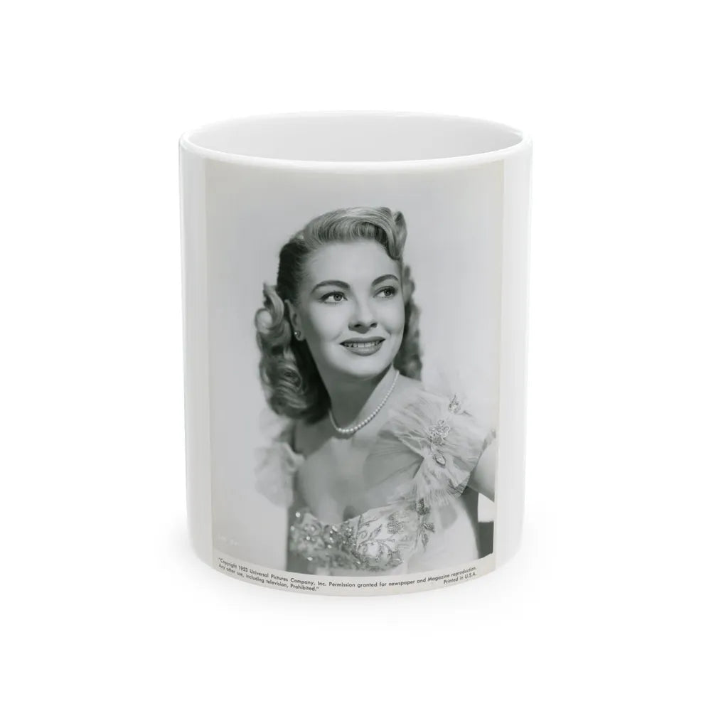 Lori Nelson #151 (Vintage Female Icon) White Coffee Mug-11oz-Go Mug Yourself